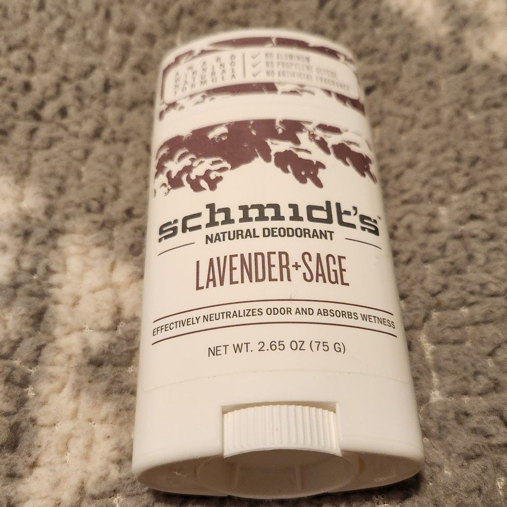 Schmidts natural deodorant Lavender & Sage scent